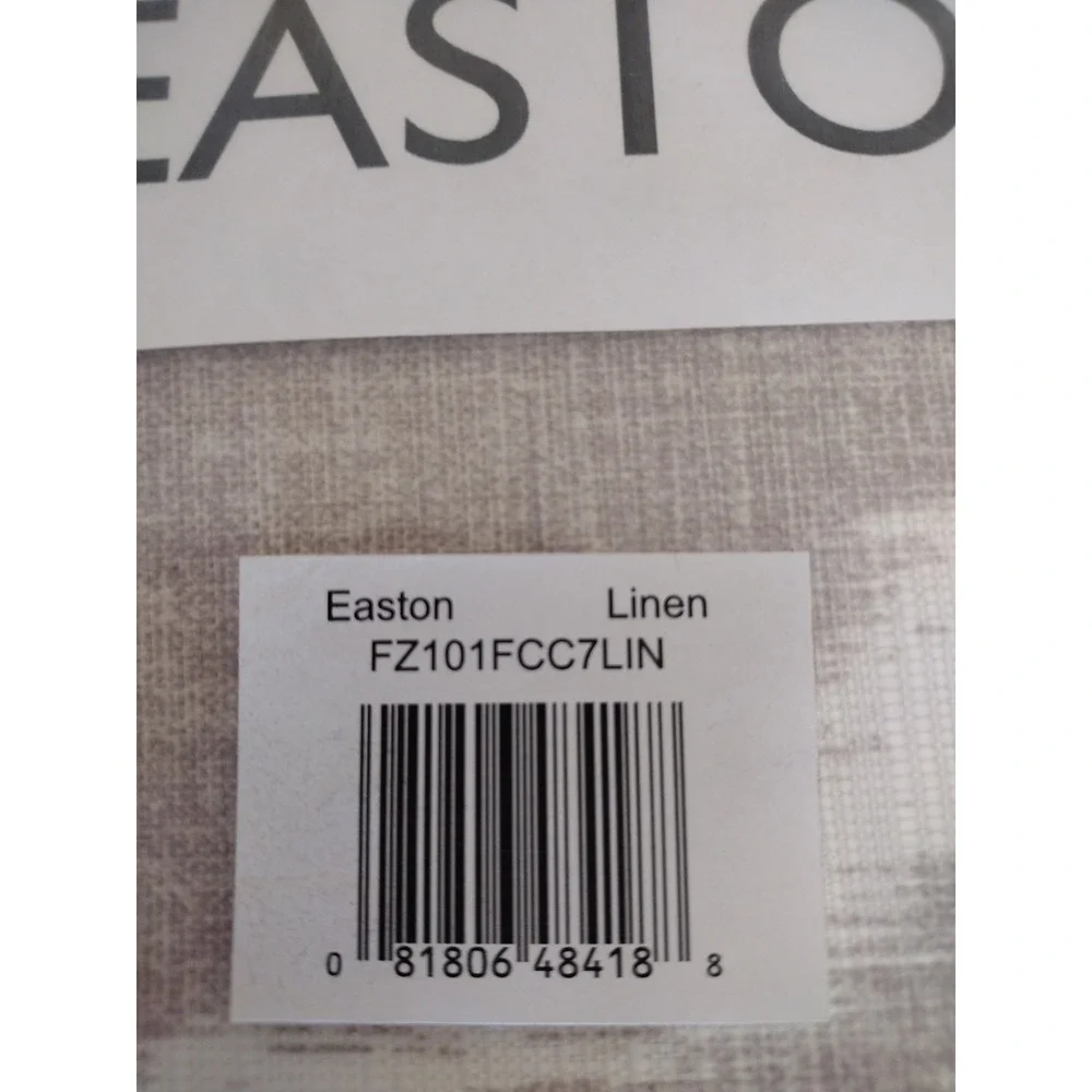 Easton window curtain panel‎ grommets Tan Beige Geometric 2 pack 50x78
